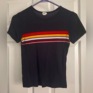 Garage navy t-shirt with cute print